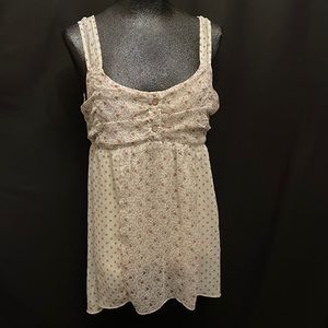 Linen Babydoll Blouse